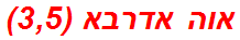 אוה אדרבא (3,5)