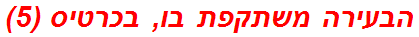 הבעירה משתקפת בו, בכרטיס (5)