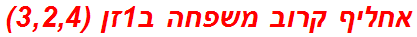 אחליף קרוב משפחה ב1זן (3,2,4)