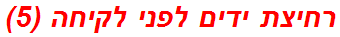 רחיצת ידים לפני לקיחה (5)