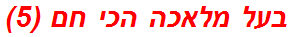 בעל מלאכה הכי חם (5)