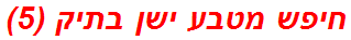 חיפש מטבע ישן בתיק (5)