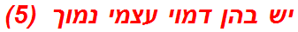 יש בהן דמוי עצמי נמוך  (5)