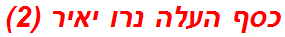 כסף העלה נרו יאיר (2)