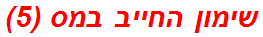 שימון החייב במס (5)