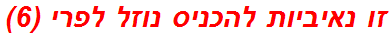 זו נאיביות להכניס נוזל לפרי (6)