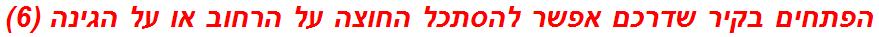 הפתחים בקיר שדרכם אפשר להסתכל החוצה על הרחוב או על הגינה (6)