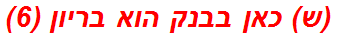(ש) כאן בבנק הוא בריון (6)